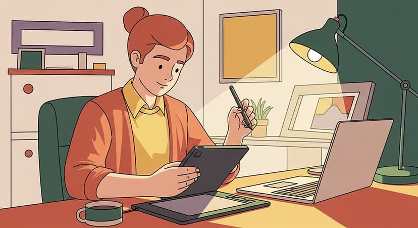 Imagen de una freelancer