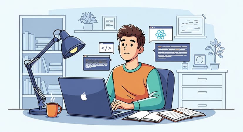Imagen de estudiante de desarrollo web
